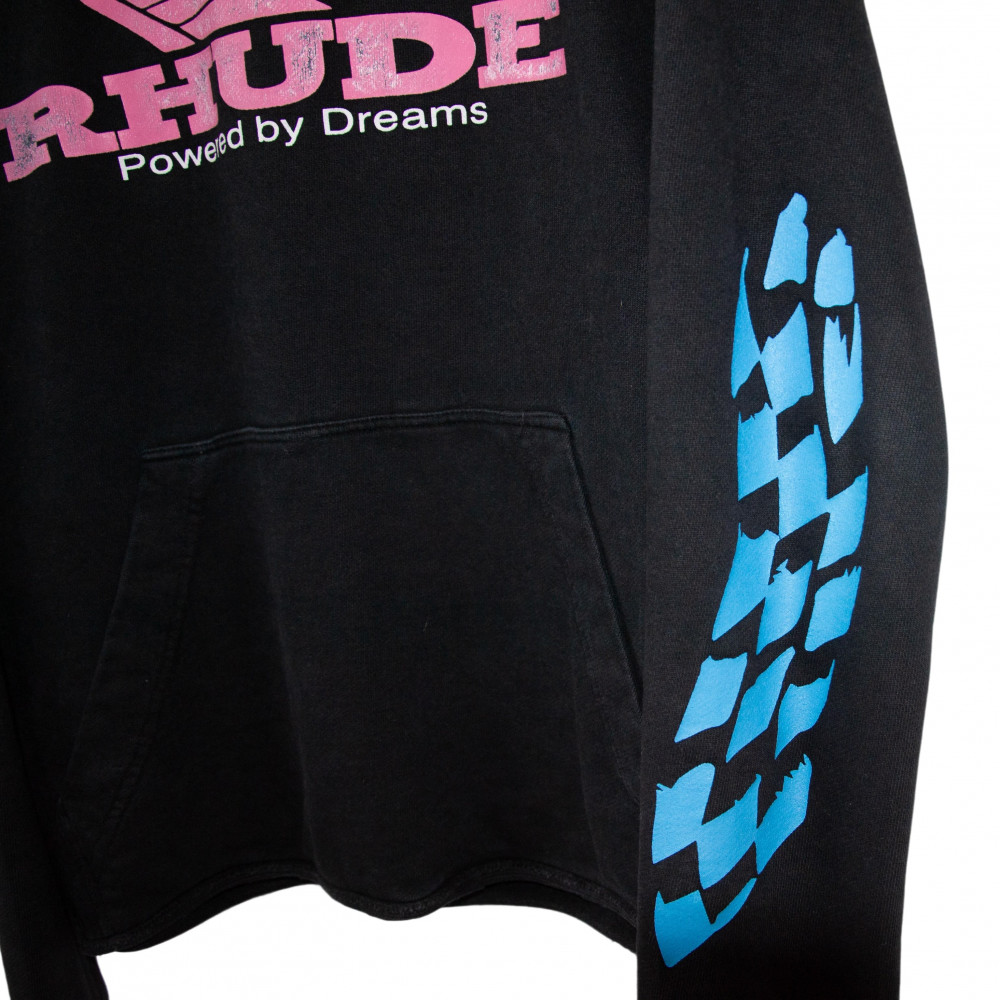 Rhude Rhonda 2 Decal Customized Hoodie (Black)